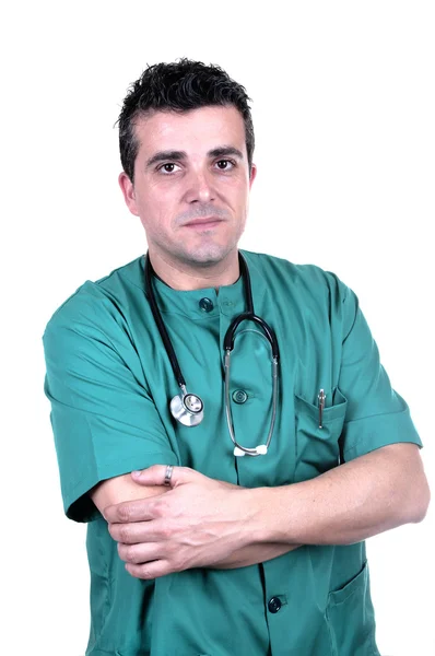 Young doctor with stethoscope — Stock Photo, Image