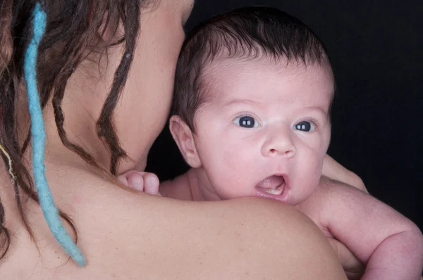 Madre con neonato — Foto Stock