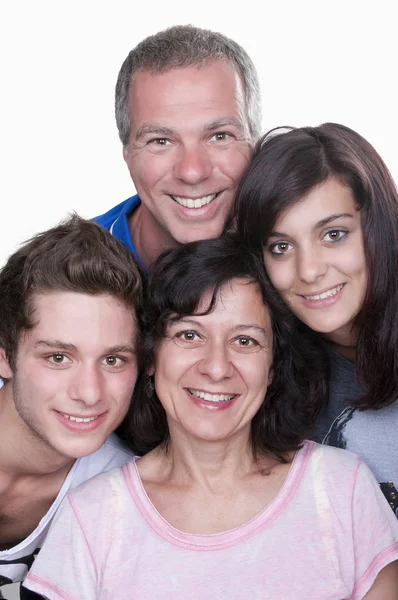 Padres con adolescentes — Foto de Stock