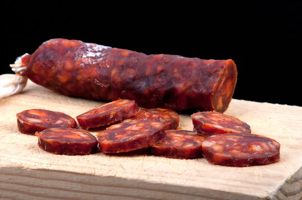 Spanish chorizo sausage — Stock Photo, Image