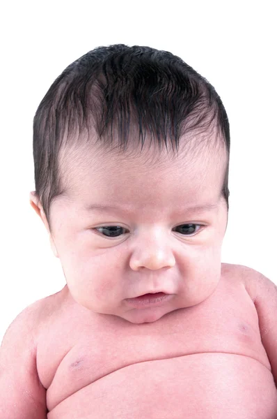 Cute one week old baby boy — Stock Photo, Image