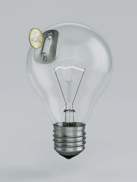 Light bulb moneybox — Stock Photo, Image