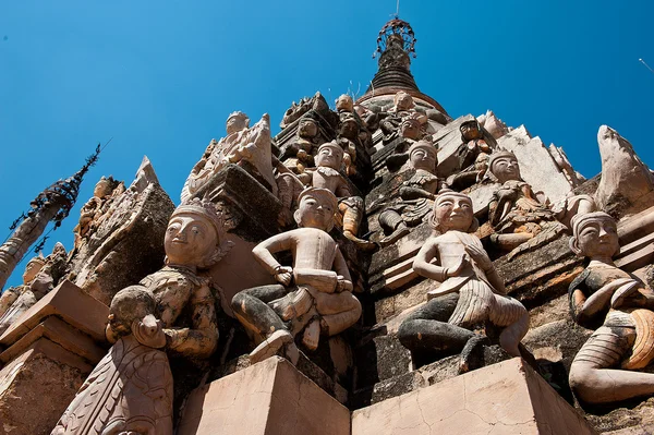 Kakku sanctuary Myanmar — Stock Photo, Image