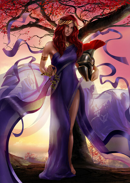 Афинская богиня
