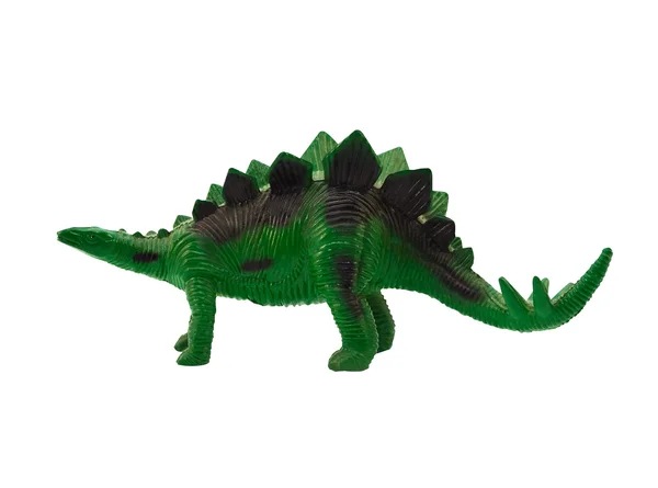 Stegosaurus toy profile. Stock Picture