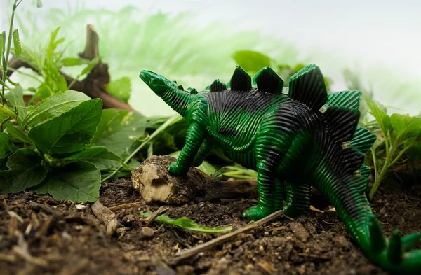 Dschungel-Stegosaurus — Stockfoto