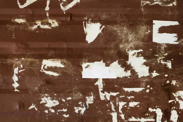 Fototekstura Grunge Metal Zardzewiały Ściana Podarty Papier — Zdjęcie stockowe