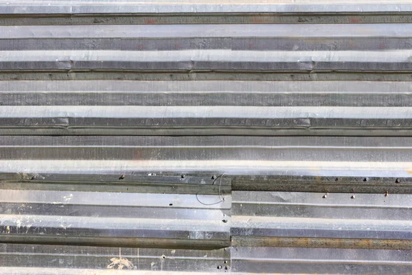 Текстура Старой Изношенной Металлической Ограды — стоковое фото