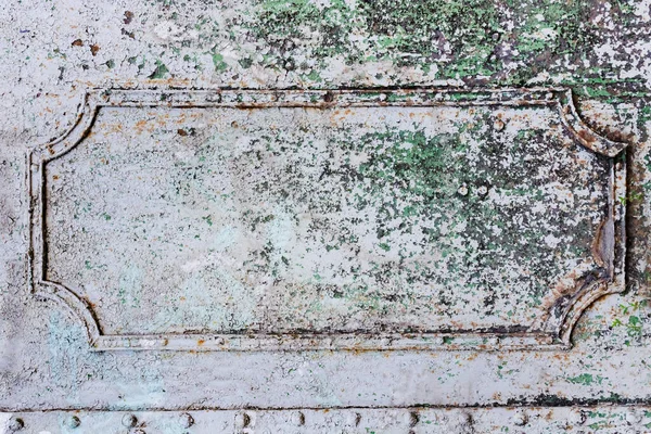 Photo Texture Old Rusty Metal Surface Borders — Stock Photo, Image