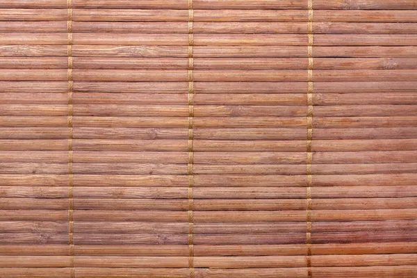 Texture Sfondo Foto Colore Rosso Foglio Bambù Mat Vista Frontale — Foto Stock