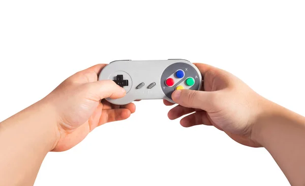 Super Nintendo Controller Stock Photo - Download Image Now - Super Nintendo  Entertainment System, Control, Nintendo - iStock