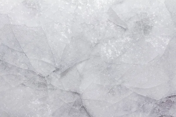 Крупный План Фоне Сломанной Поверхности Льда — стоковое фото