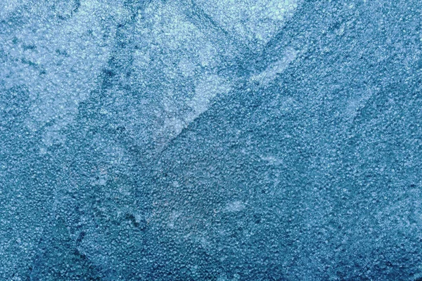 Фото Замерзшей Поверхности Бетонной Плитки Покрытой Ледяной Текстурой — стоковое фото
