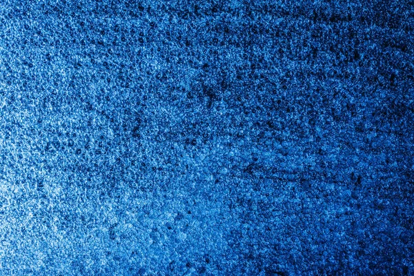 Фотография Замерзшей Мелкой Текстуры Поверхности Кристаллов Льда Синего Цвета — стоковое фото