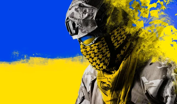 Soldado Americano Com Bandeira No Fundo - Ucrânia Foto Royalty Free,  Gravuras, Imagens e Banco de fotografias. Image 35820064