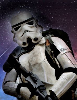 Stormtrooper, George Lucas tarafından yaratılan Star Wars serisindeki kurgusal askerdir. Yıldız Savaşları 'nda tanıtılan Stormtrooperlar Galaktik İmparatorluk' un seçkin şok birlikleri ve uzay piyadeleridir..
