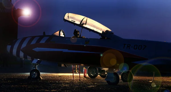 Newark Hava Müzesi Nottinghamshire Ngiltere Mart 2022 Lockheed Shooting Star — Stok fotoğraf