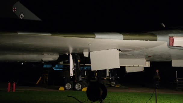 Avro Vulcan Est Bombardier Stratégique Réaction Sans Queue Aile Delta — Video