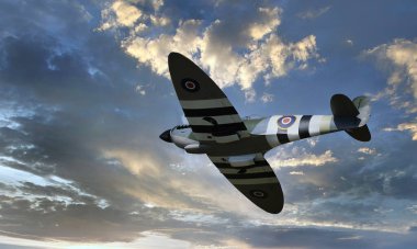 The Supermarine Spitfire is a British single-seat fighter aircraft used by the Royal Air Force and other Allied countries before, during, and after World War II.
