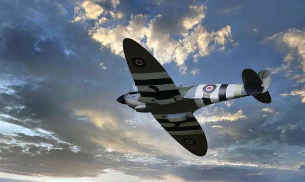 The Supermarine Spitfire is a British single-seat fighter aircraft used by the Royal Air Force and other Allied countries before, during, and after World War II.
