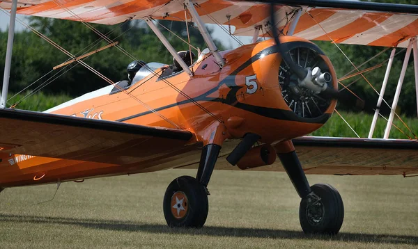 East Kirkby Air Show Lincolnshire August 2022 Wing Walkers Two — Stock Photo, Image