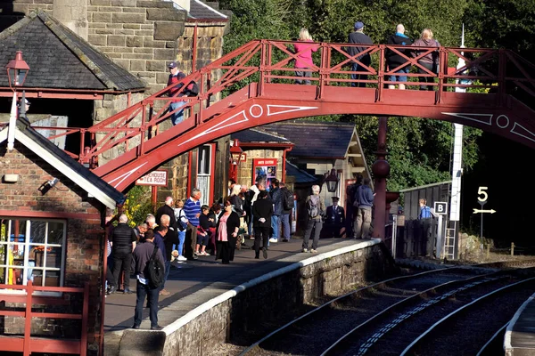 North Yorkshire Mors0 Eisenbahn Yorkshire Großbritannien 2022 Jährliche Dampfgala Eine — Stockfoto