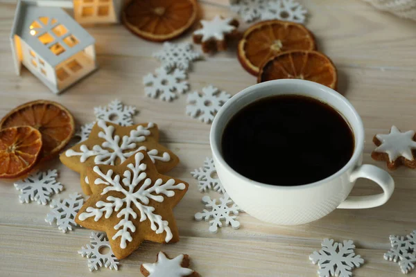 Tazza Caffè Con Chokolate — Foto Stock