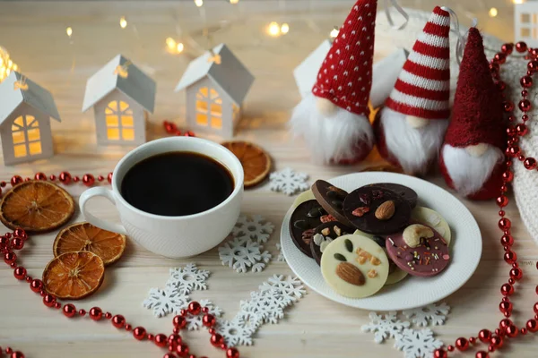 Kahve Ile Chokolate — Stok fotoğraf