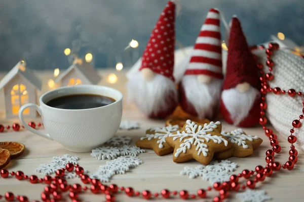 Tazza Caffè Con Chokolate — Foto Stock