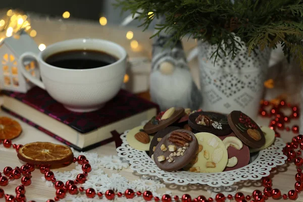 Filiżanka Kawy Chokolate — Zdjęcie stockowe