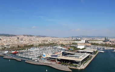 Barcelona Üstten Görünüm.