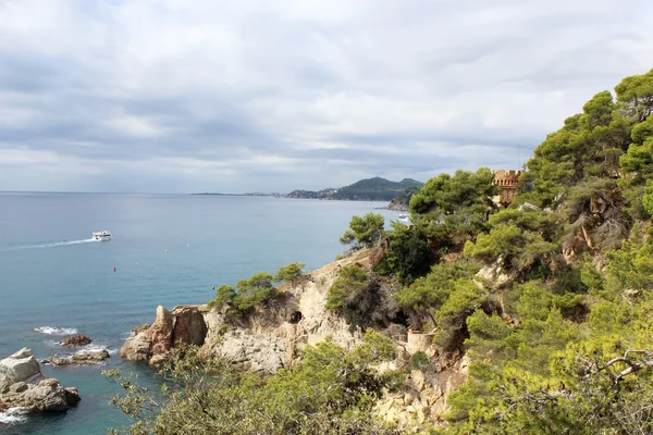 Küste von lloret de mar — Stockfoto