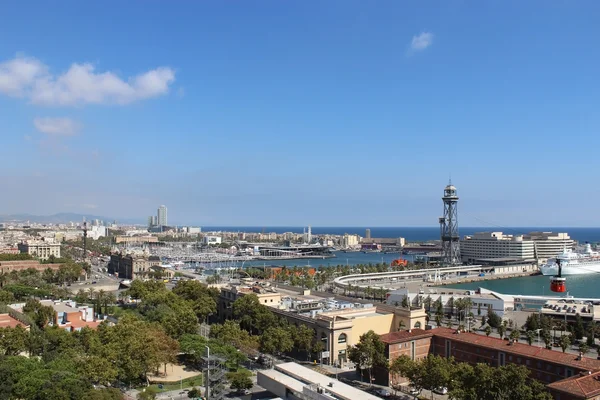 Vista dall'alto di Barcellona — Foto Stock