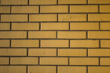 Sarı tuğla duvar arkaplanı.