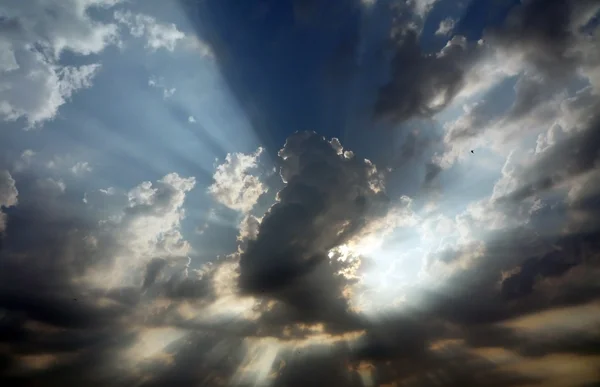 Lights above cloud — Stock Photo, Image