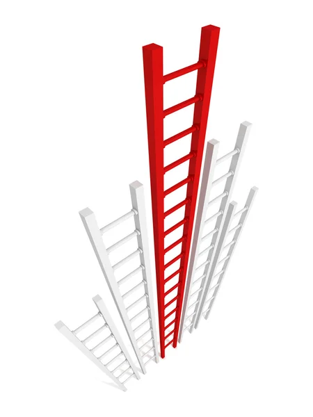 Concept ladder of success. winner of race competition. career ac — Stock Photo, Image