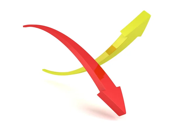 Up and Down Arrows — Stock Photo, Image
