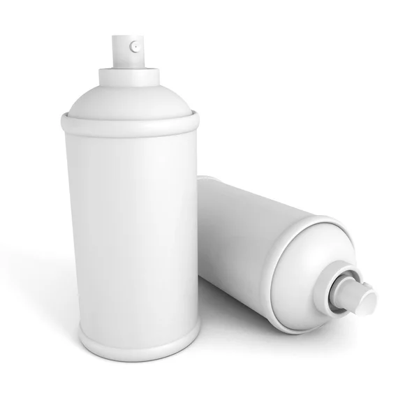 Spray Paint Cans On White Background Stock Photo by ©VERSUSstudio 80248372