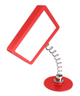 Kırmızı boş tablo bilgi başlığı