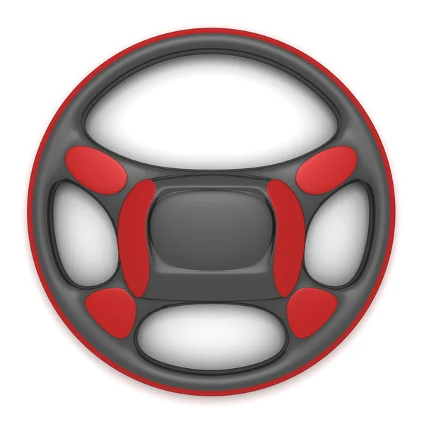 Volant s červenou podšívkou — Stock fotografie