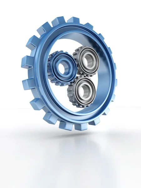 Gear wheels concept icon — Stock Photo, Image