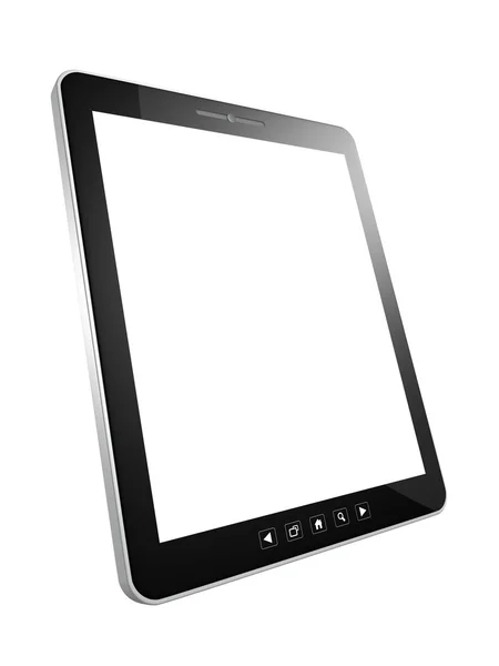 Komputer pc tablet czarny — Zdjęcie stockowe