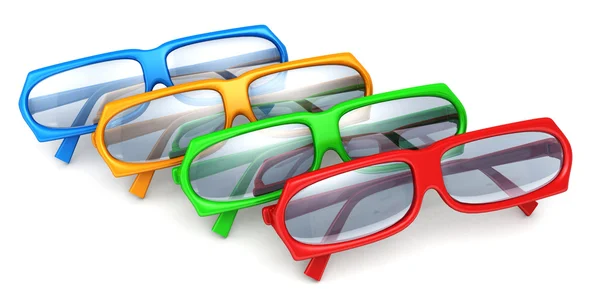 Bunte stylische moderne Brille — Stockfoto