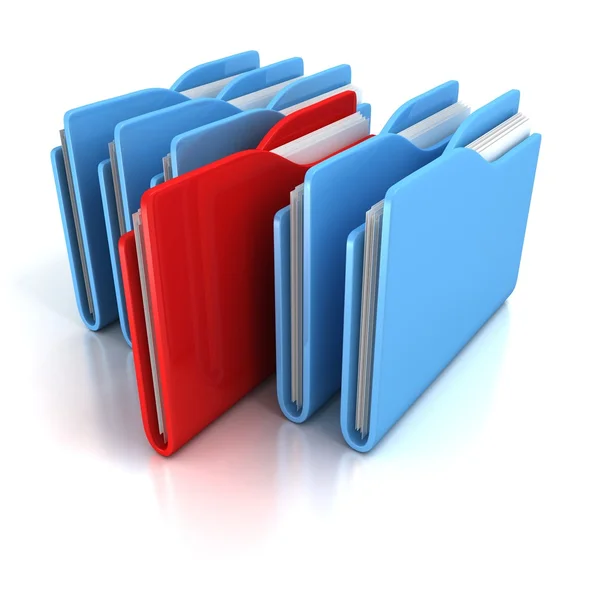 Document office folders — Stock Photo, Image