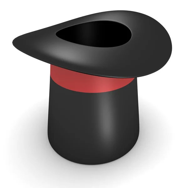 Classic black magic hat — Stock Photo, Image