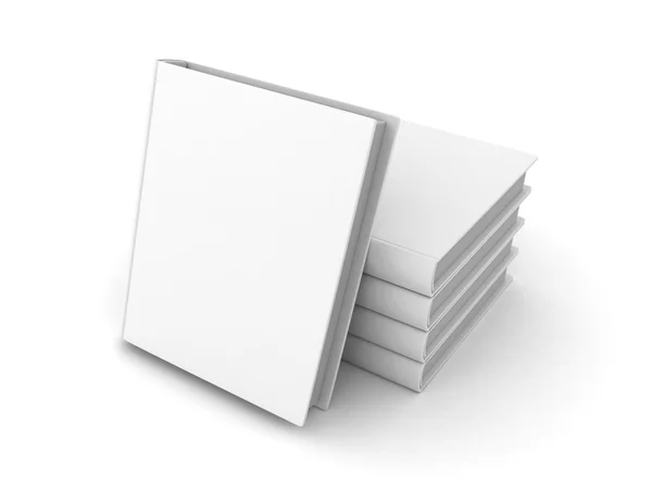 Stack of blank books — Stock Photo, Image