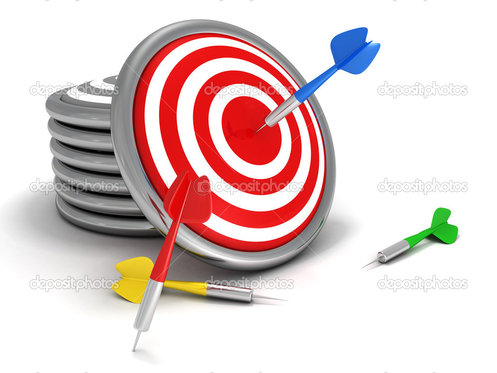 Concept darts target