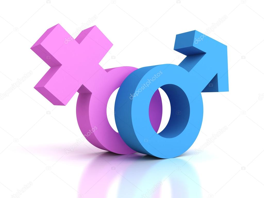 Male And Female Gender Sex Symbols