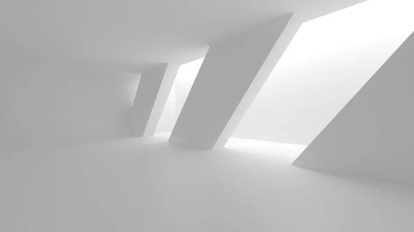 Osvětlený Design Interiéru Chodby Prázdné Vnitřní Zázemí Místnosti Vykreslení — Stock fotografie
