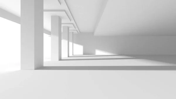 Beyaz Modern Arkaplan Soyut Bina Konsepti Hazırlama — Stok fotoğraf